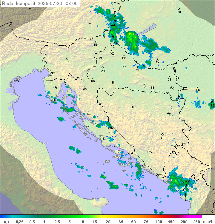 Padavine Hrvaška
