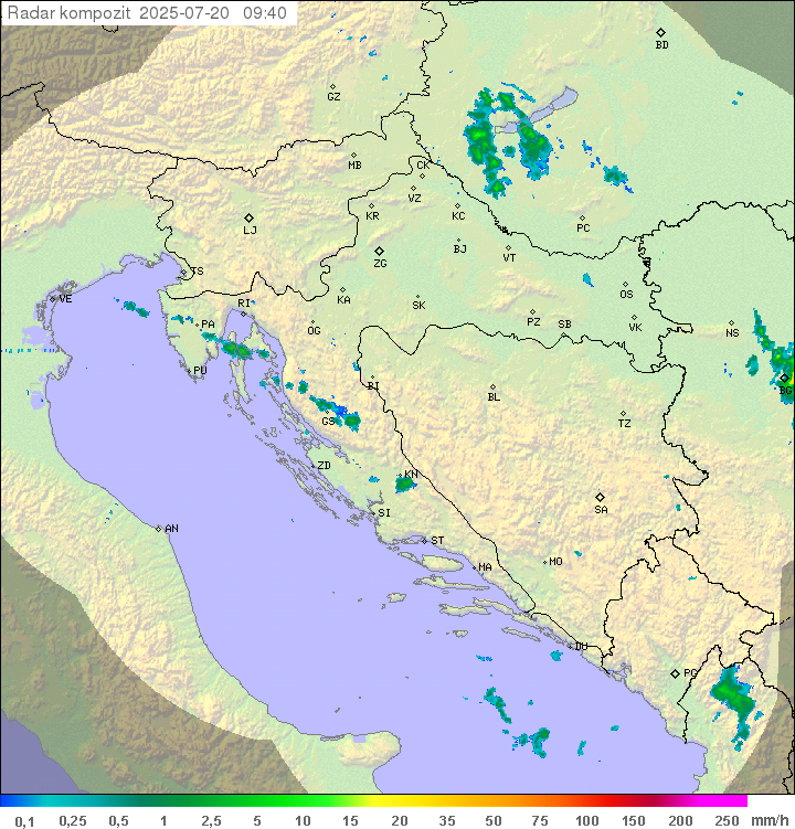 Padavine Hrvaška