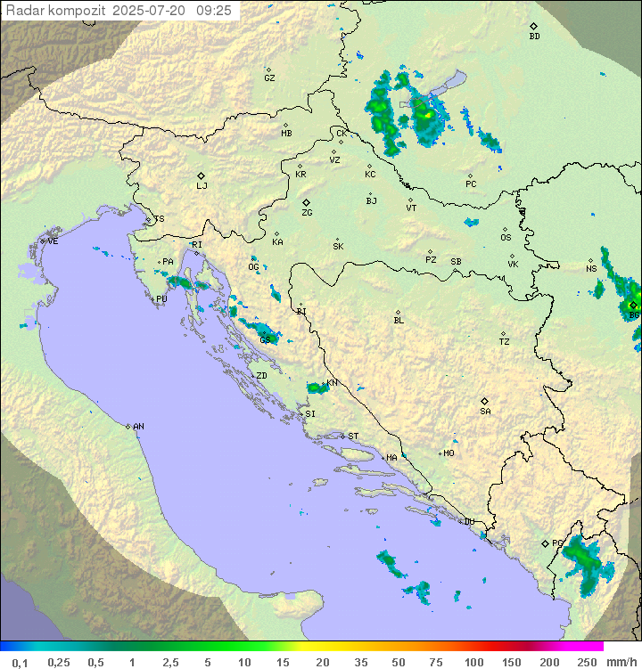 Padavine Hrvaška