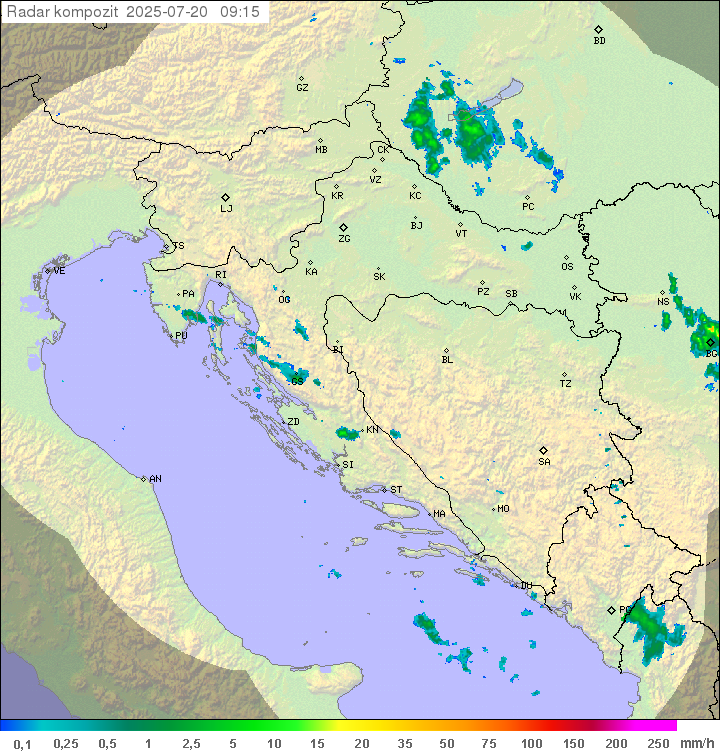 Padavine Hrvaška