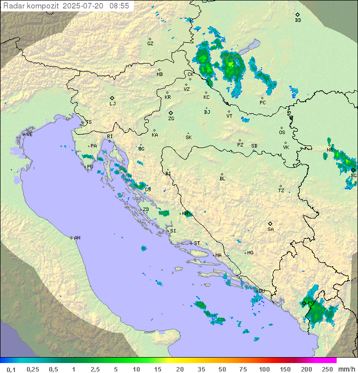 Padavine Hrvaška