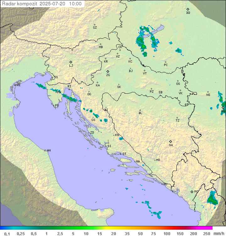 Padavine Hrvaška