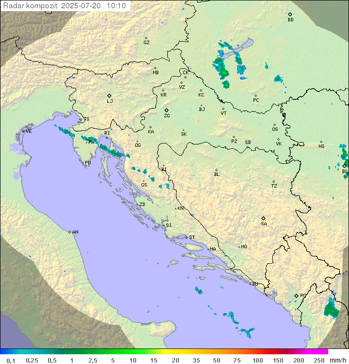 Padavine Hrvaška