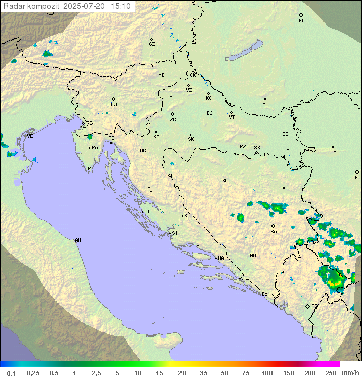 Padavine Hrvaška