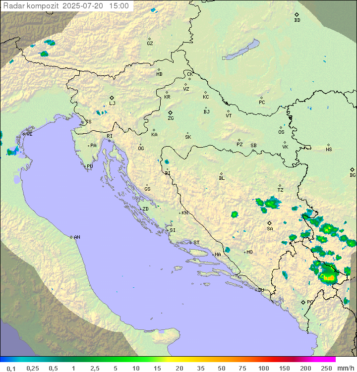Padavine Hrvaška
