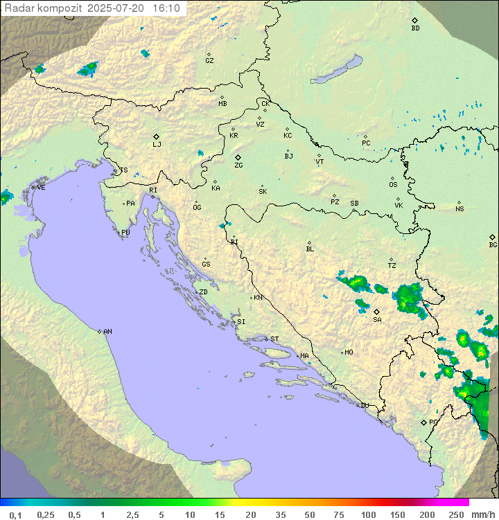 Padavine Hrvaška