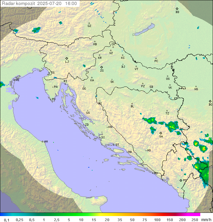 Padavine Hrvaška
