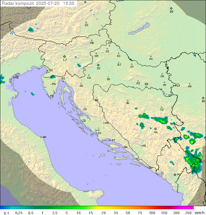 Padavine Hrvaška