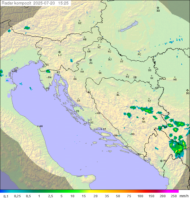 Padavine Hrvaška