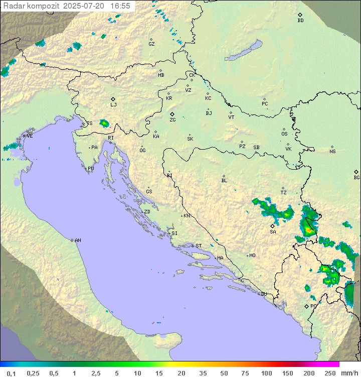 Padavine Hrvaška