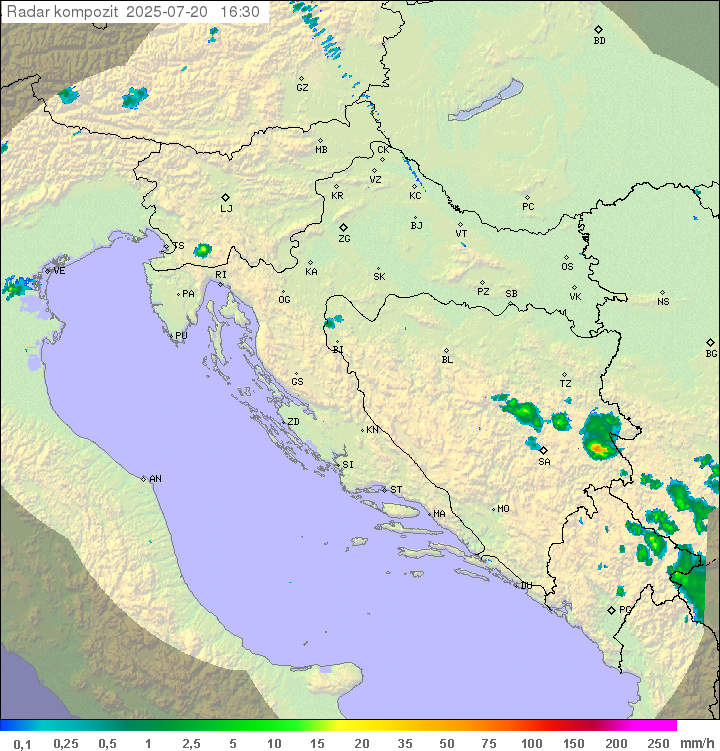 Padavine Hrvaška