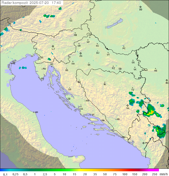 Padavine Hrvaška