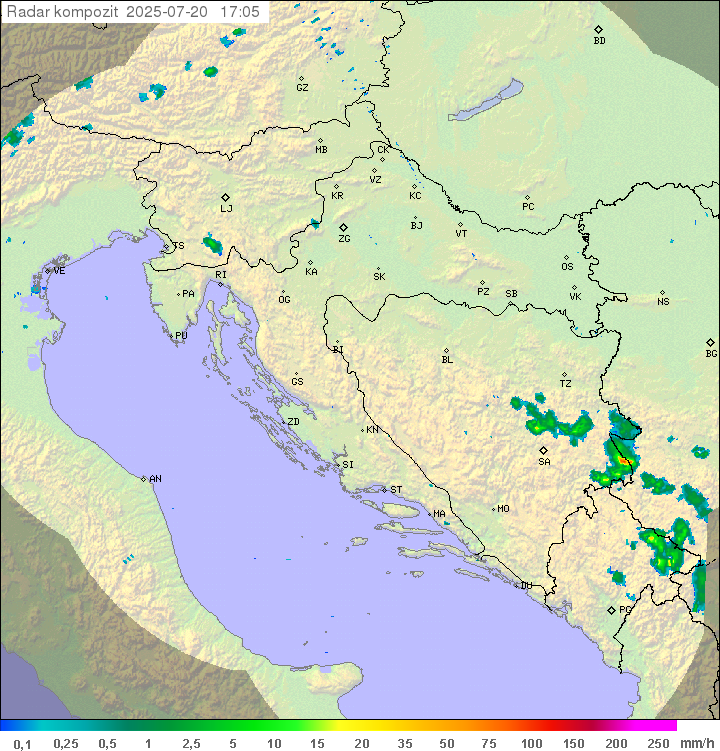 Padavine Hrvaška