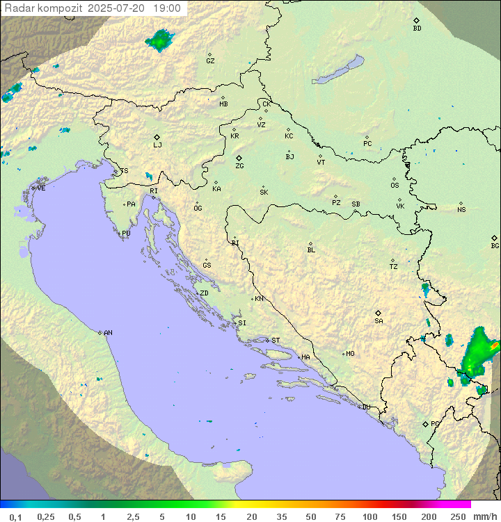 Padavine Hrvaška
