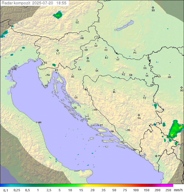 Padavine Hrvaška