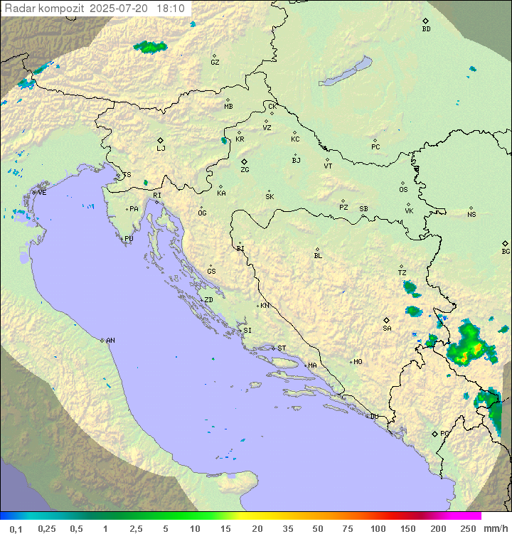 Padavine Hrvaška
