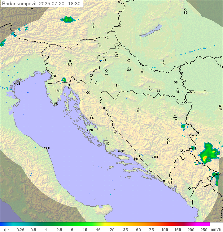 Padavine Hrvaška