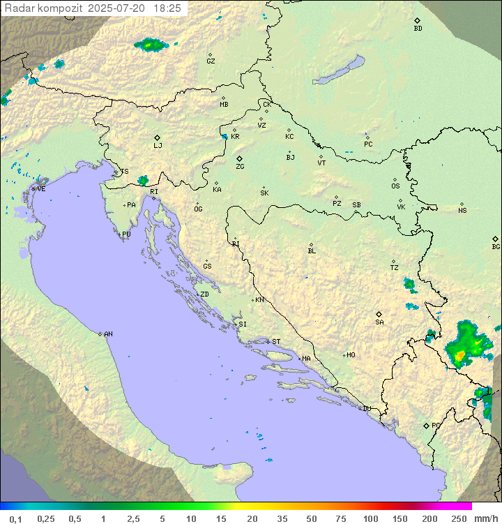 Padavine Hrvaška