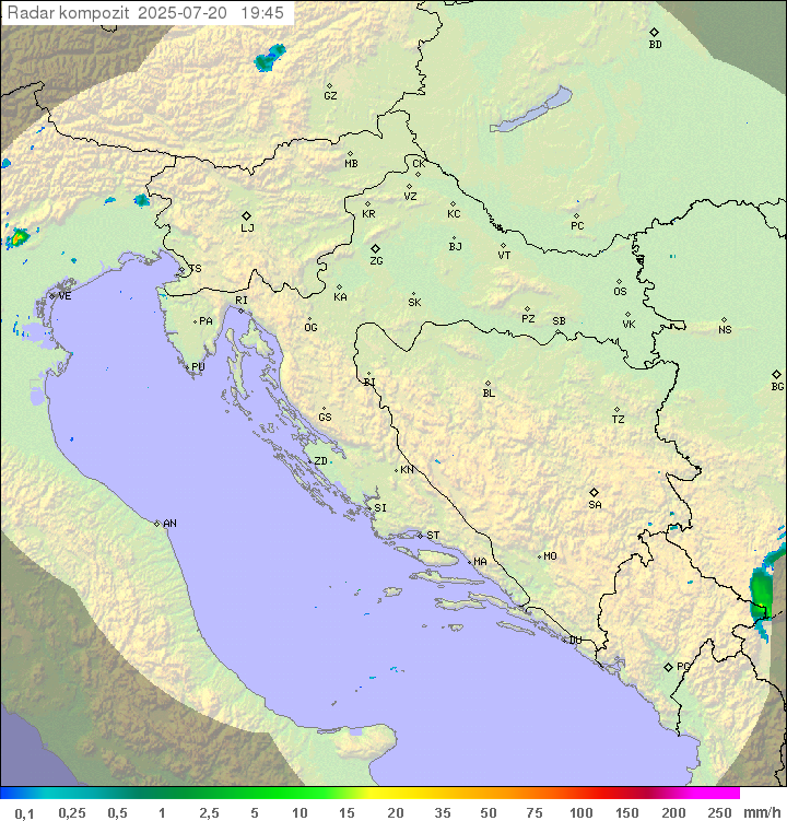 Padavine Hrvaška
