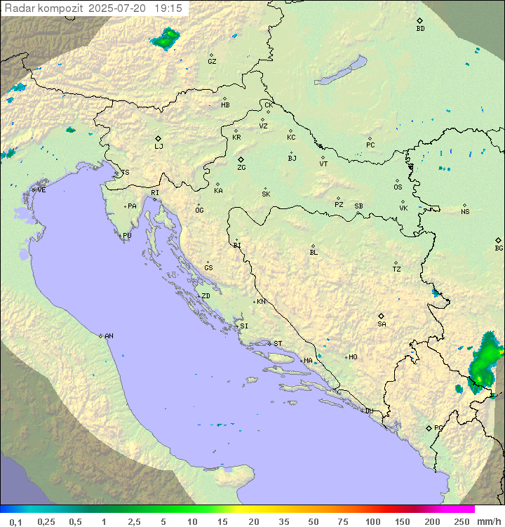 Padavine Hrvaška