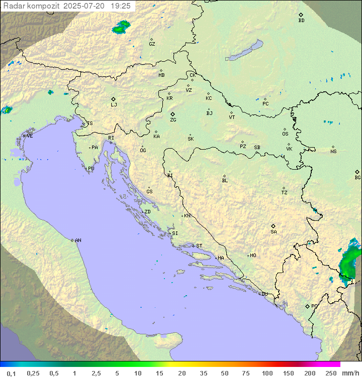 Padavine Hrvaška