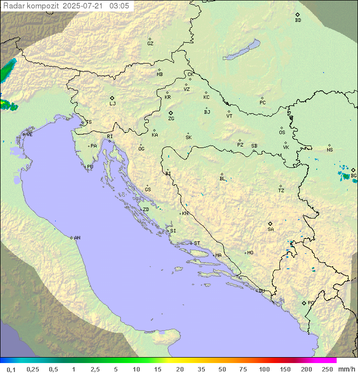 Padavine Hrvaška