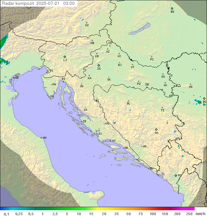 Padavine Hrvaška