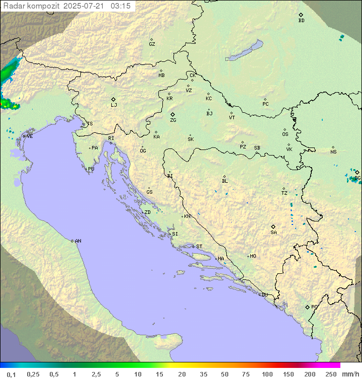 Padavine Hrvaška