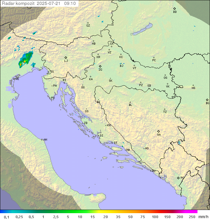 Padavine Hrvaška