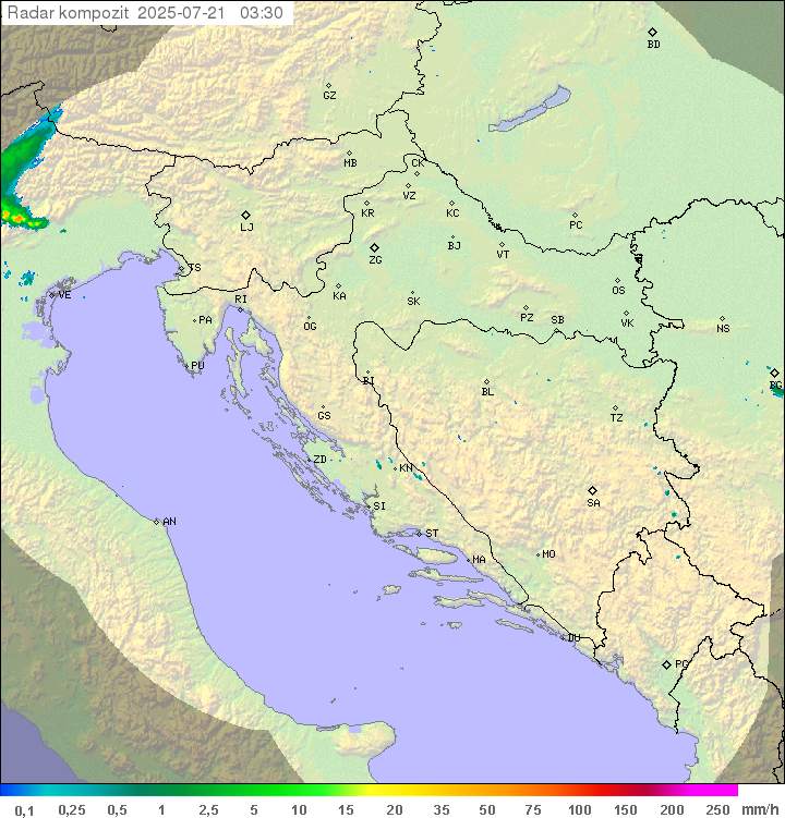 Padavine Hrvaška