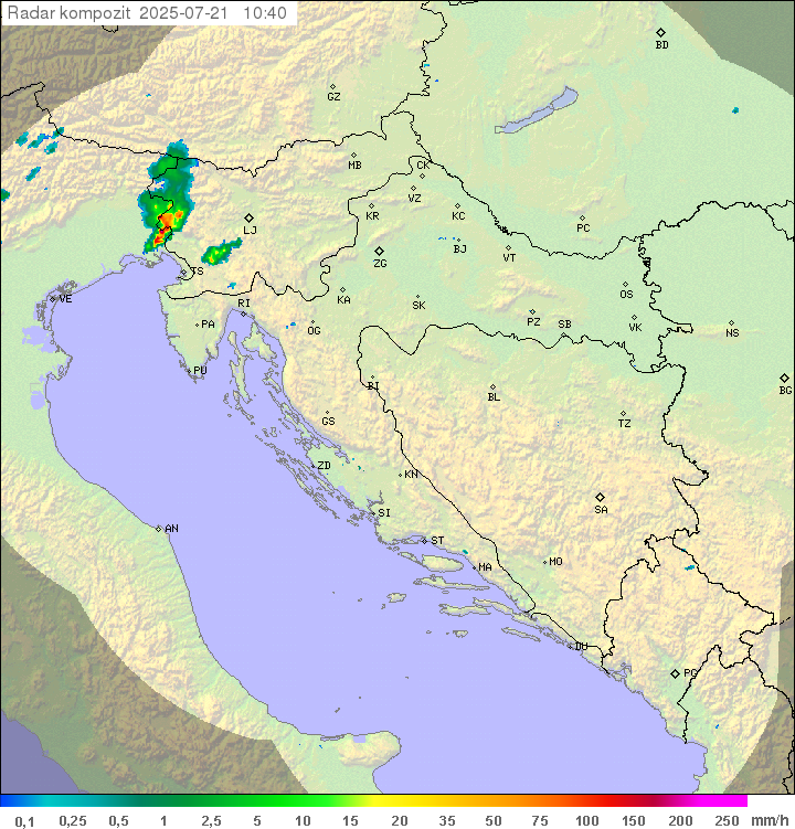 Padavine Hrvaška