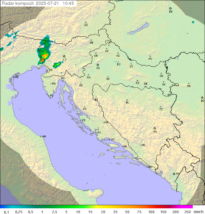 Padavine Hrvaška