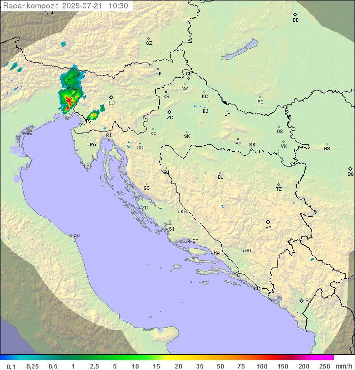 Padavine Hrvaška