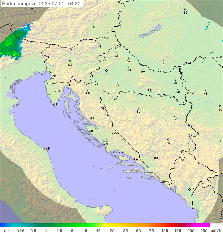 Padavine Hrvaška