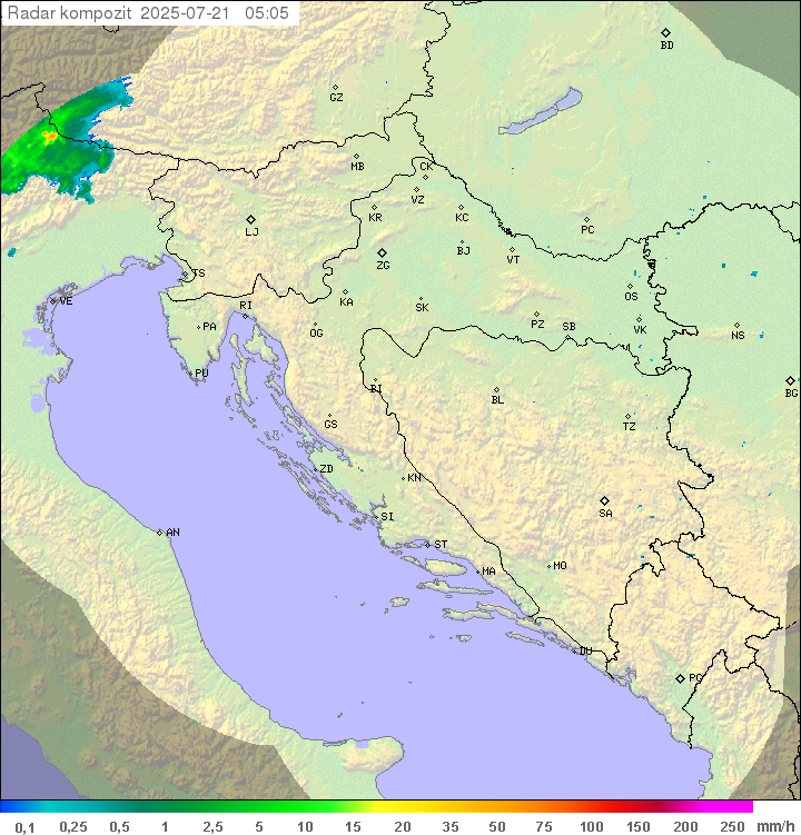 Padavine Hrvaška