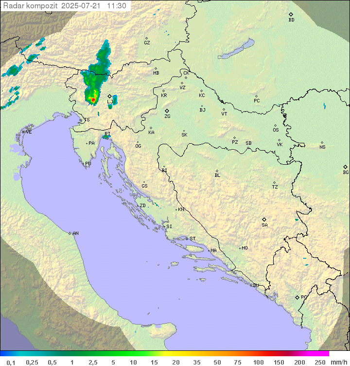 Padavine Hrvaška