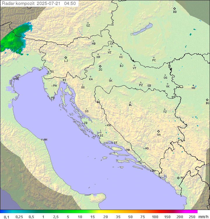 Padavine Hrvaška