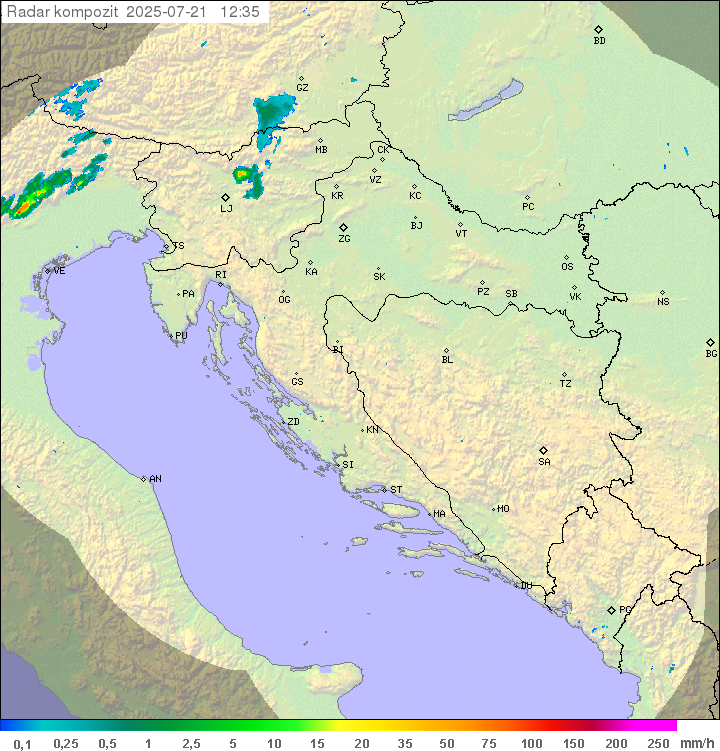 Padavine Hrvaška