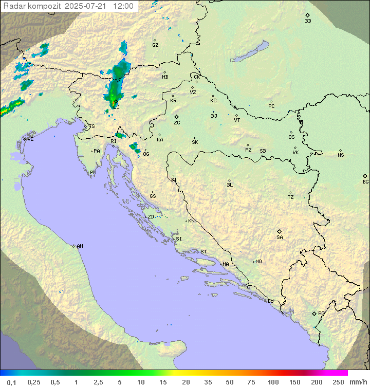 Padavine Hrvaška
