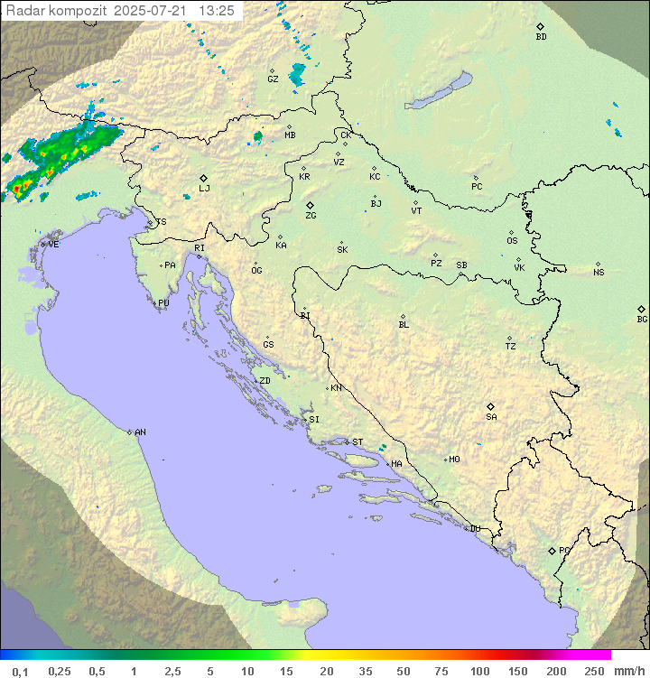Padavine Hrvaška