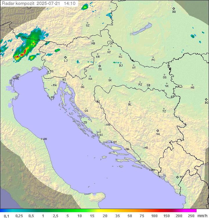 Padavine Hrvaška