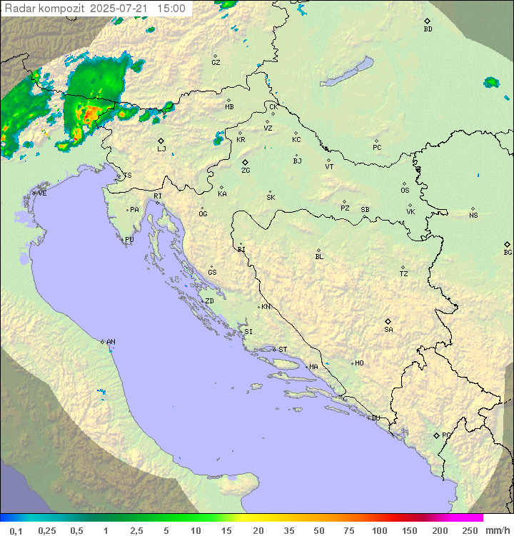 Padavine Hrvaška