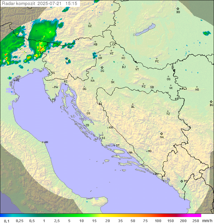 Padavine Hrvaška