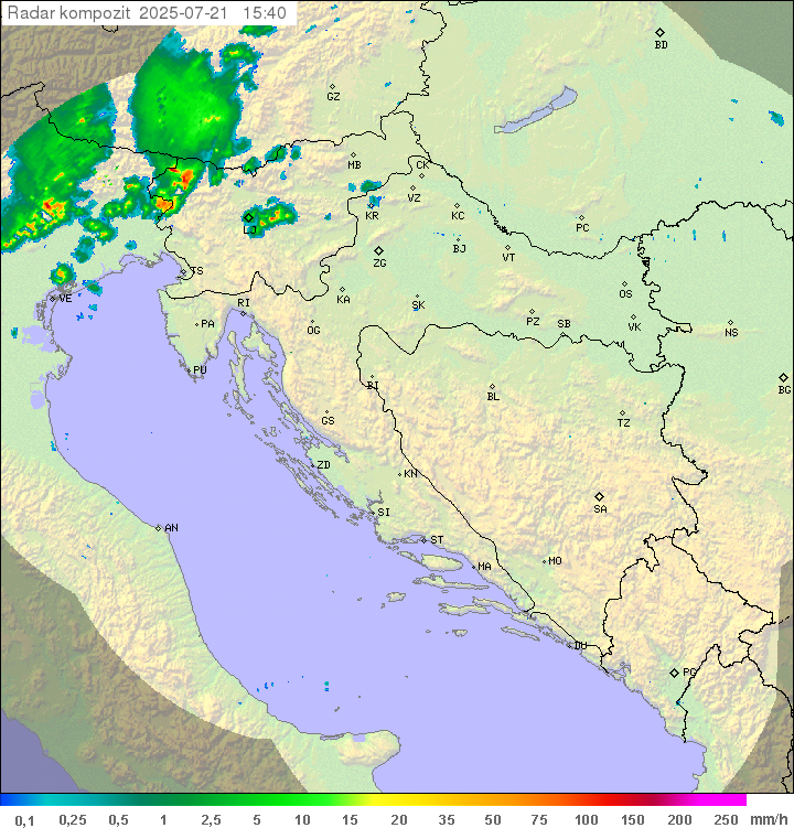 Padavine Hrvaška