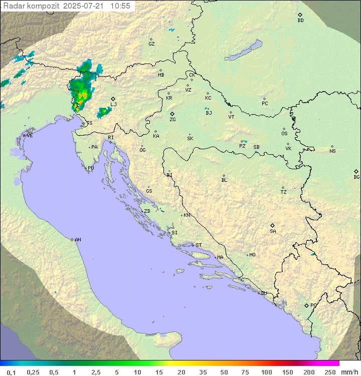 Padavine Hrvaška