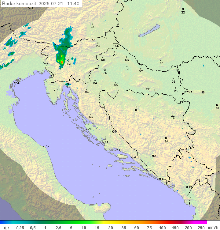 Padavine Hrvaška