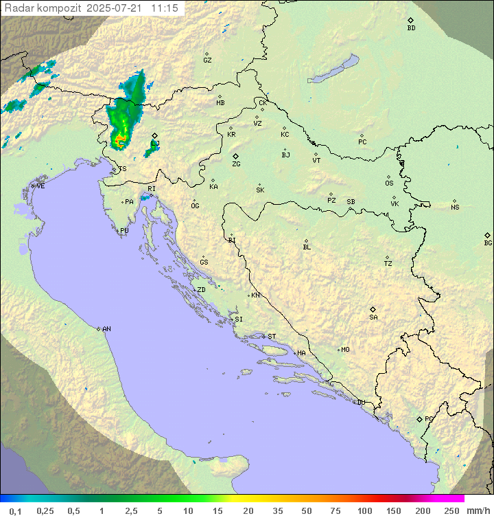 Padavine Hrvaška