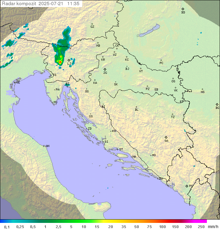 Padavine Hrvaška