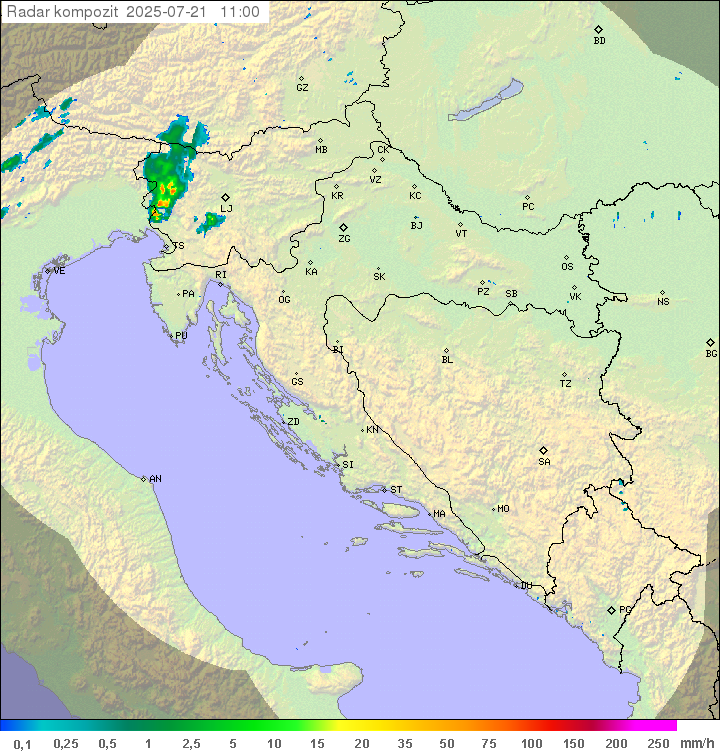 Padavine Hrvaška