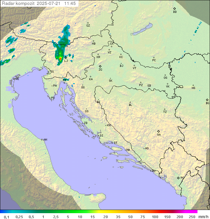 Padavine Hrvaška